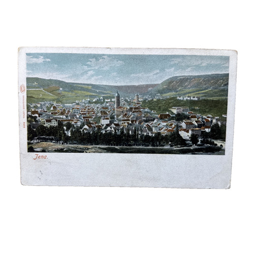 Postkarte jena stadtansicht - postkarte, ak