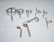 Antike Rutenringe; 2 x Spitzenringe mit Achateinsatz