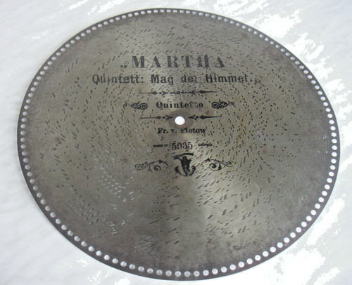 Martha polyphon automat platte - martha,