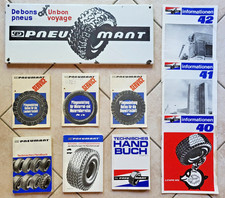 orig. Werbung Konvolut PNEUMANT DDR IFA Reifen Fahrzeug Katalog Emaille Schild