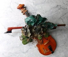 Deko Geige, Holz, Musikzimmer