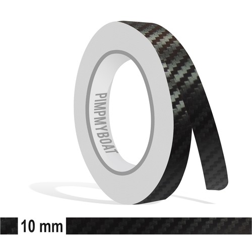 Zierstreifen 10mm carbon - zierstreifen,