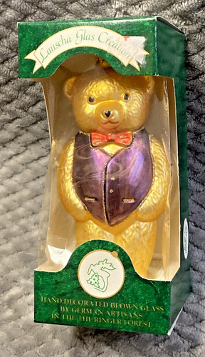 Teddy bear ornament christmas - teddy,