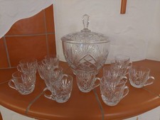 Bleikristall Bowleservice mit