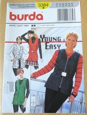 Burda Schnittmuster Weste 3384