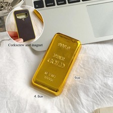 Goldbarren Kühlschrankmagnet Bierflaschenöffner Kreativ Persönlich