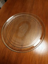 Mikrowellenteller Glasteller Rund 27,5 cm Glasplatte für Mikrowelle Drehteller