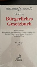 Grüneberg, BGB, 85. Aufl