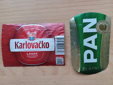 Karlovacko & Pan Bieretiketten