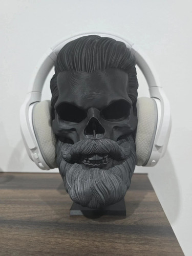 Headset halterung totenkopf - halterung,