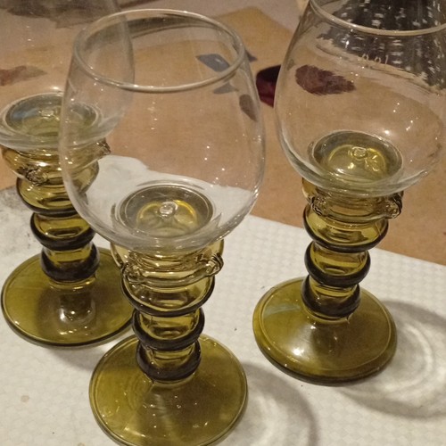 3er set weingläser - aus, glas