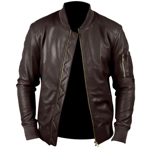 Herren braune echt lammleder - herren,