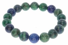  Chrysokoll mit Lapis 10mm