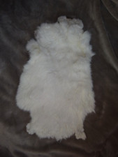 weisses Hasenfell ,  ca. 30 x 50 cm, Kuschelplatz für Katze