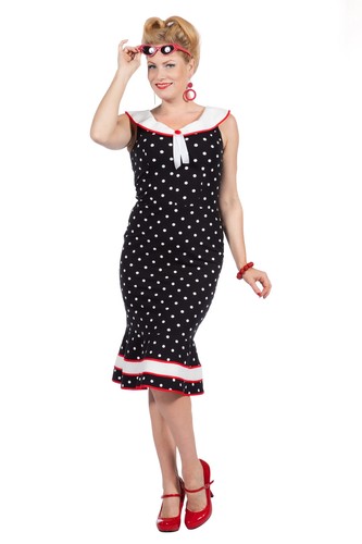 Rockabilly kleid betty punkte - kleid,
