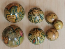 Kugel Matroschka Babuschka 4 teilig 4cm - 8cm Höhe