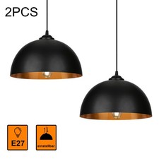 2x Retro Deckenlampe Lampe Deckenlampe Pendelleuchte Hängelampe Vintage Leuchte