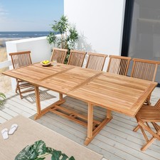Ausziehbarer gartentisch - ausziehbarer,