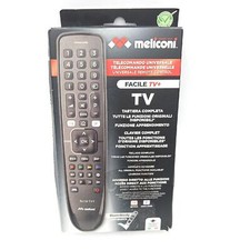 Meliconi Fernbedienung GUMBODY FACILE TV+ Gummikörper kompatibel Fernseherbedien