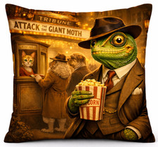 Chamäleon Kino Kissen Vintage