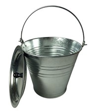 Zinkeimer 12 Liter verzinkt