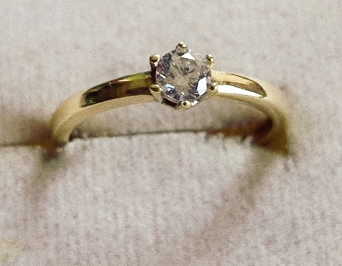 Goldring gelbgold ring - 333, mit