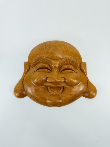 Holzmaske gesicht buddha - gesicht ,