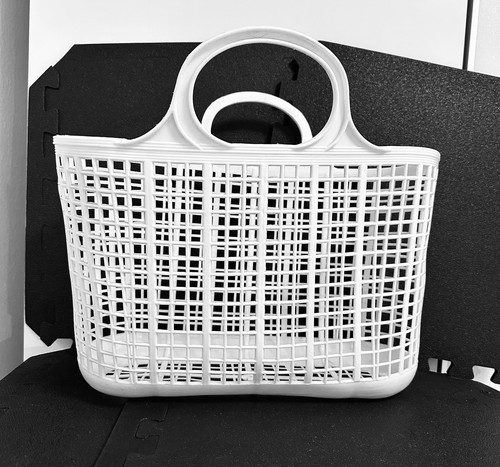 Vintage 80er korb tasche - 80er,