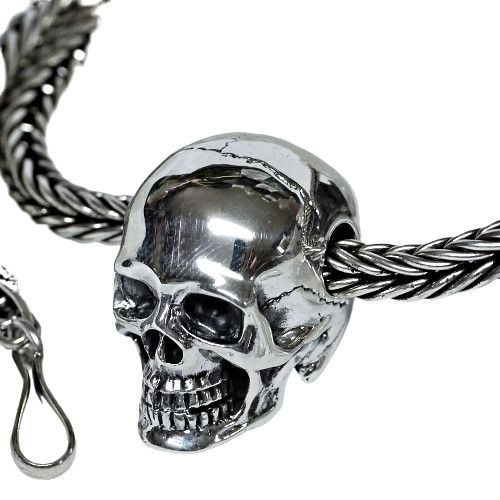 925 silber totenkopf schädel - 925,