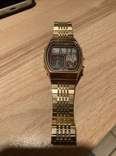 Citizen Ana Digi 41-9524 Vintage Quartz Watch Japan Gold Color Top