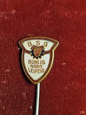 Alte Anstecknadel Fußball Hakennadel BSG Gohlis Nord Leipzig [328]
