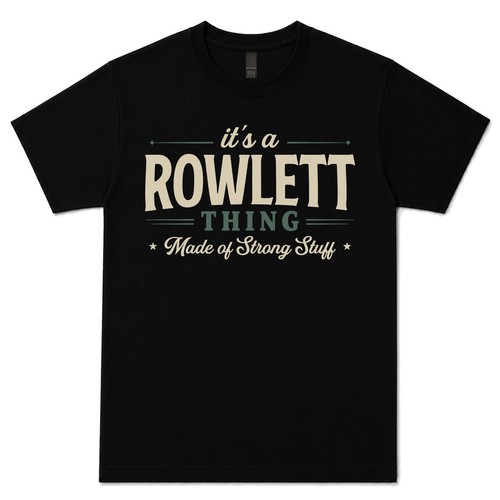 Rowlett thing made of - rowlett,