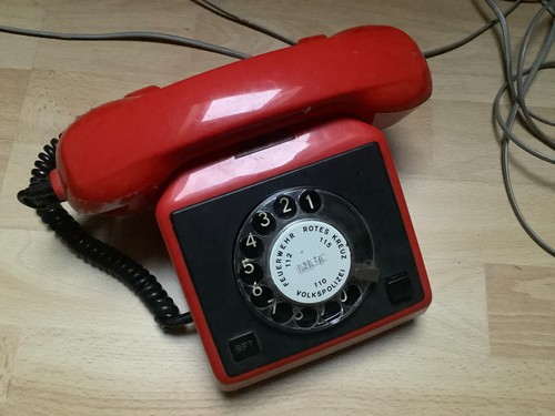 Rotes telefon ddr rft alt - ddr,