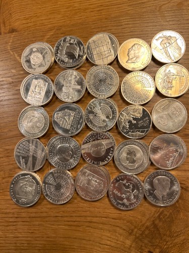 10x10 euro gedenkmünzen - 10x10,