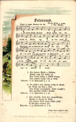 Lied feieromd anton - lied, ak
