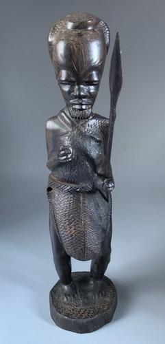 Holzfigur besmo ebenholz - besmo,