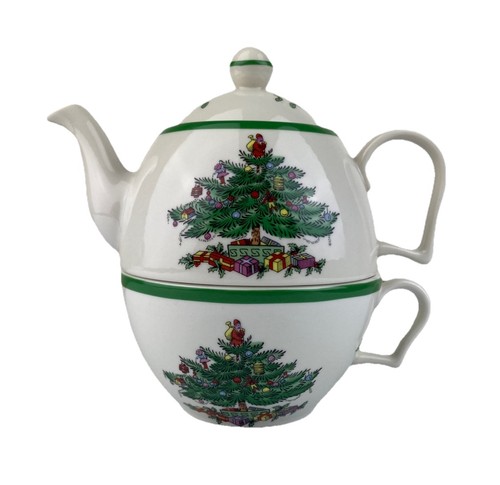 Spode christmas tree - tree, tea