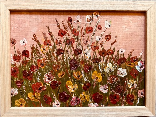 Gemälde acryl 13x18 cm - acryl,