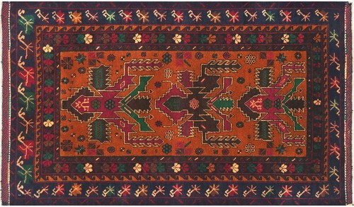 Afghan feiner belutsch teppich - afghan,