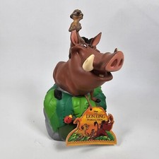 König der Löwen Pumbaa Timon Schaumbad Handständer Leerflasche Vintage Ausstellungsstück