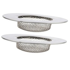 2x 75mm Edelstahl Sieb Filter