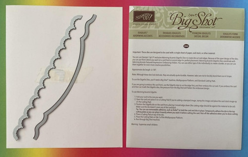 Stampin big shot kanten - up,