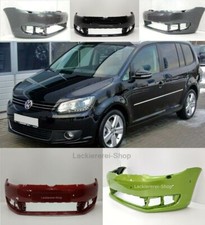 STOßSTANGE VORNE LACKIERT IN WUNSCHFARBE NEU für VW Touran 2010-2015 6x PDC/SRA 