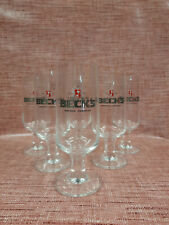 Becks 6x Pokal 0,3 l Gastro Bremen