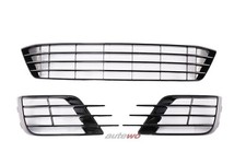 1K8853677C/1K8853665F/666F NEU VW Scirocco Gitter Stoßstange schwarz glänzend