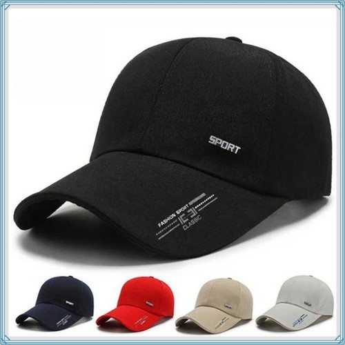 Einfarbig sandwich cap herren - einfarbig,