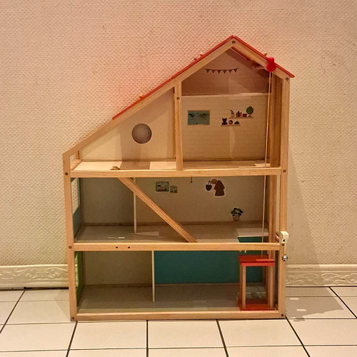 Holz puppenhaus stöckig 4 - holz,