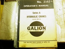 GALION SERIES A HYDRAULIC
