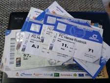 Alte Eintrittskarten FC Hansa