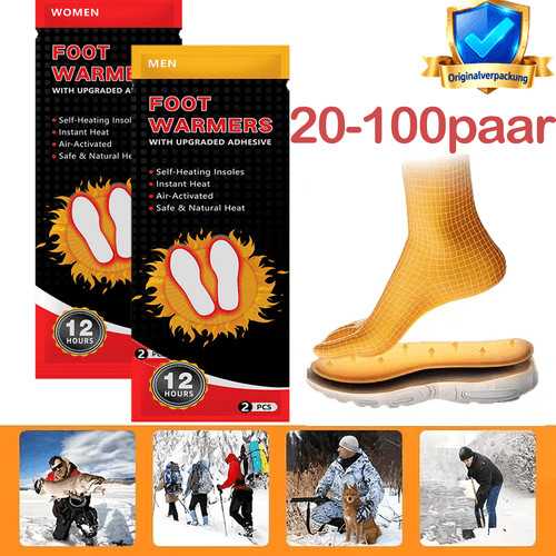 100 paar wärmesohlen - 20/100,